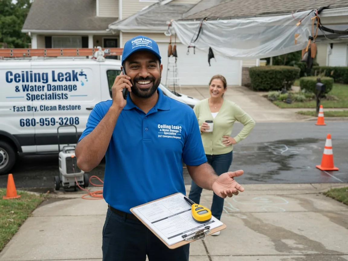 Ceiling Leak Cleanup Pocahontas, VA FAQs
